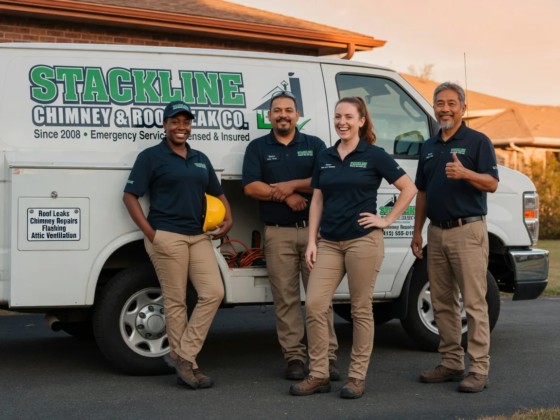 Chimney flashing repair company in Rogers, OH